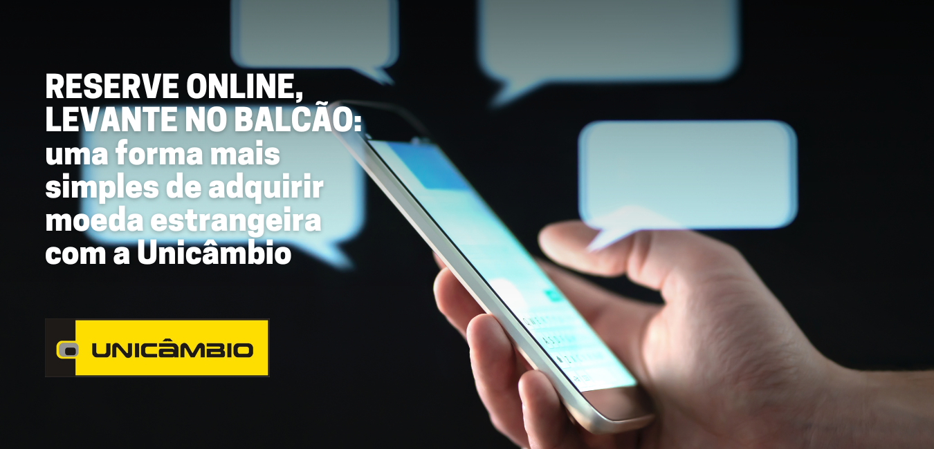 Saiba como reservar moeda estrangeira online e levantá-la num balcão Unicâmbio, de forma rápida, segura e com a confiança de uma empresa com mais de 30 anos de experiência. Para quem está a preparar uma viagem e necessita de realizar uma transação em